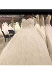 2024 vestidos de boda de las correas espagueti una línea de tul con apliques
