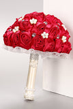 Diamantes de imitación rosas alrededor de Ramos de flores de la boda (26 * 22cm)