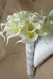 Ramo de la boda romántica Callas celebración de flores y Broche hecho a mano puro (31 * 24cm)