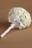 Boda de la novia que sostiene la flor de la perla Tela ramo de flores (26 * 19cm)