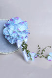 Rose de la espuma de satén boda del ramo de la flor con diamantes de imitación (25 * 20cm)
