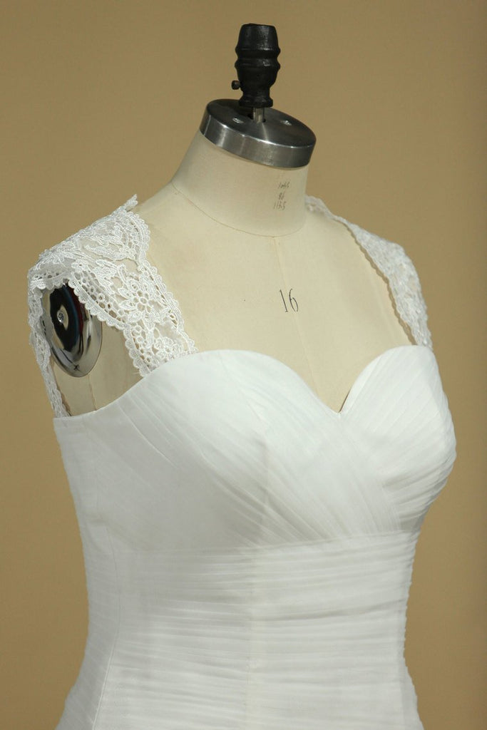 2022 vestidos de boda del amor de Tulle de la blusa con volantes sirena ata para arriba