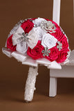 Flores de la boda de la Ronda Rosas Ramos de flores de la simulación (26 * 20cm)