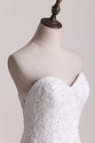 Vintage 2022 vestidos de boda del amor de la sirena / trompeta con apliques