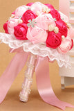 Bastante Rhinestone Crystal rosas del florista de novia de la boda del ramillete ramo (26 * 22cm)