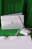 Diseño de la mariposa diamantes de imitación Libro de visitas y Conjunto de lápiz