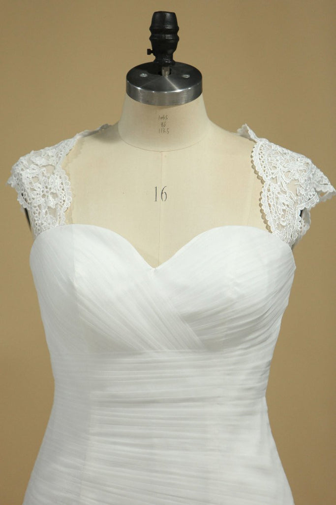 2022 vestidos de boda del amor de Tulle de la blusa con volantes sirena ata para arriba