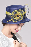 Atractivo Cambric señoras con el jugador de bolos / sombrero cloche